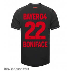 Bayer Leverkusen Victor Boniface #22 Prima Maglia 2023-24 Manica Corta